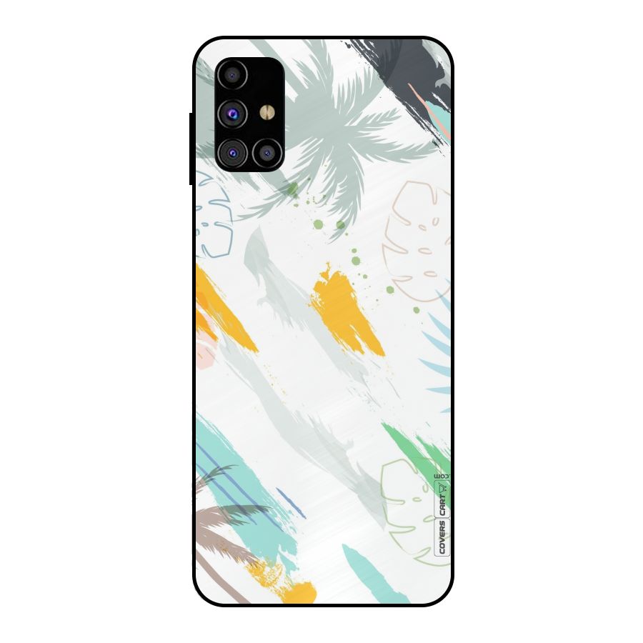 Fresh Colors Splash Metal Back Case for Galaxy M31s