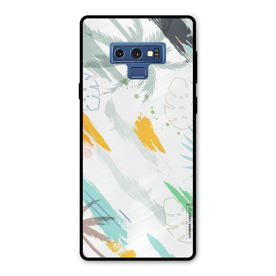 Fresh Colors Splash Metal Back Case for Galaxy Note 9