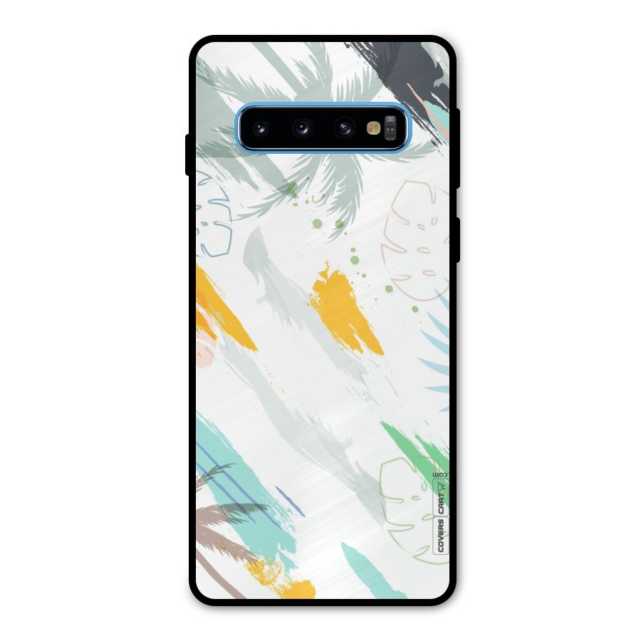 Fresh Colors Splash Metal Back Case for Galaxy S10