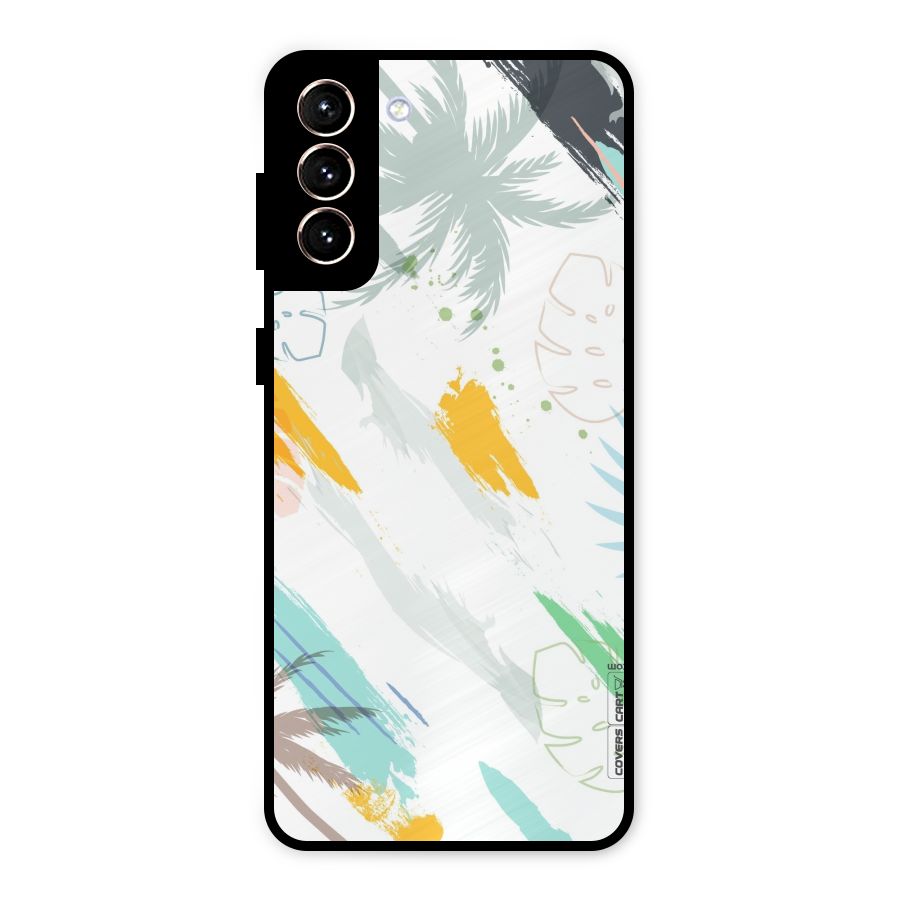 Fresh Colors Splash Metal Back Case for Galaxy S21 Plus