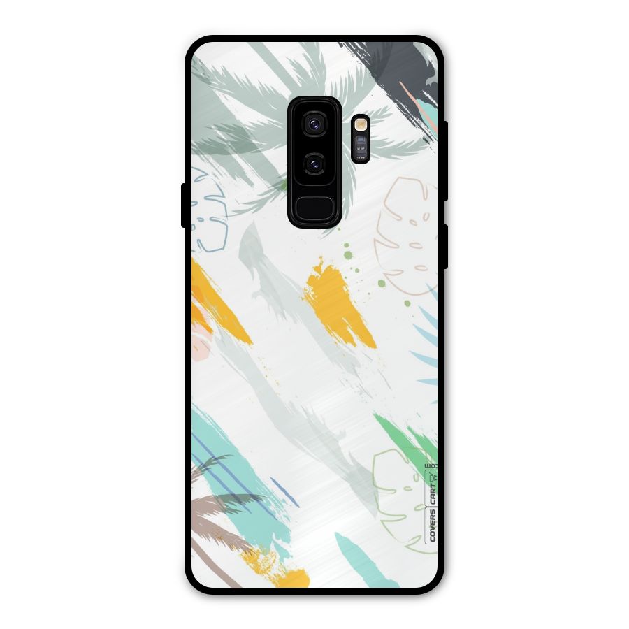 Fresh Colors Splash Metal Back Case for Galaxy S9 Plus