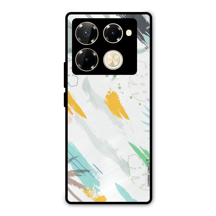 Fresh Colors Splash Metal Back Case for Infinix Note 40 Pro