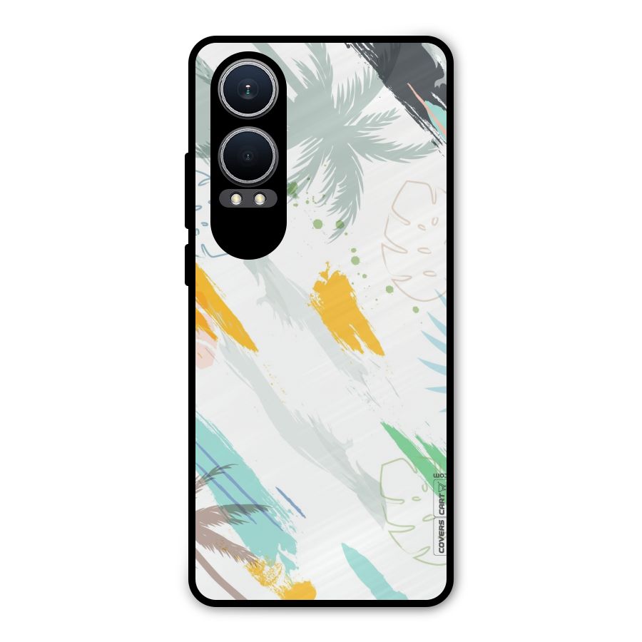Fresh Colors Splash Metal Back Case for OnePlus Nord CE4 Lite