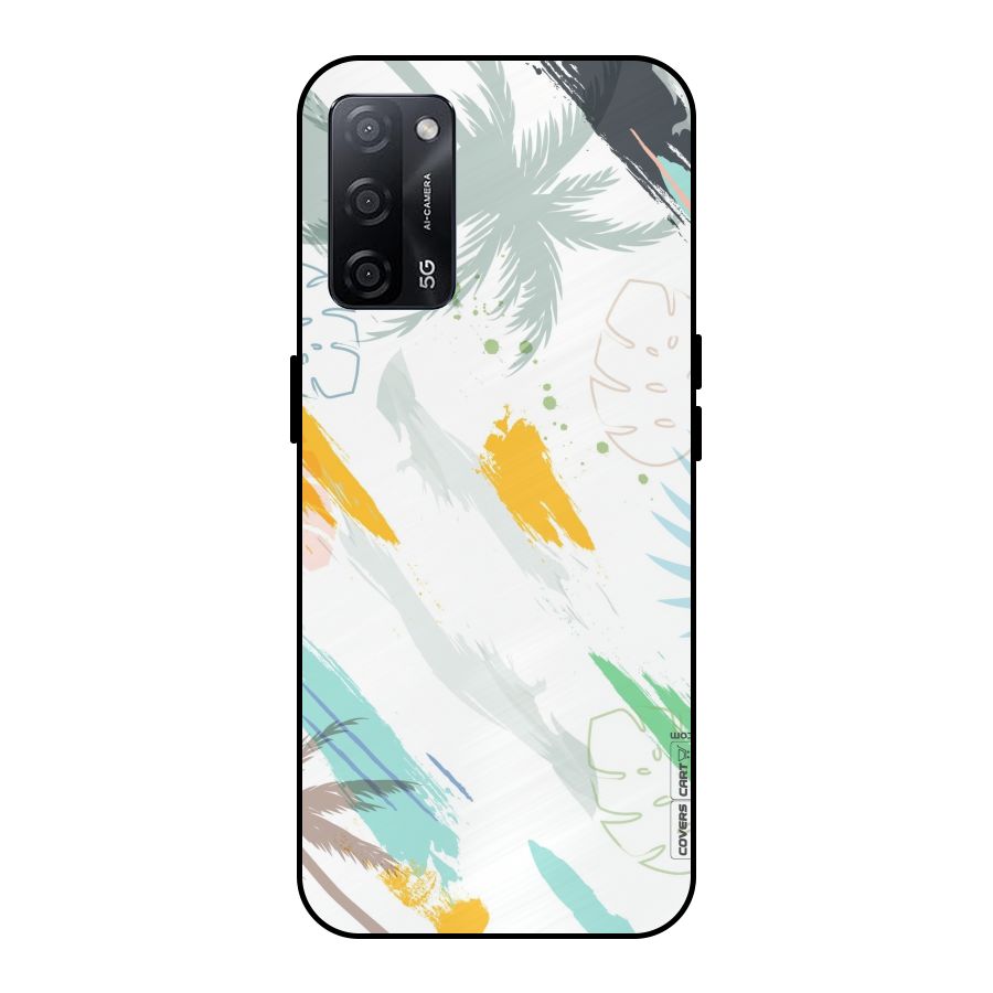 Fresh Colors Splash Metal Back Case for Oppo A53s 5G