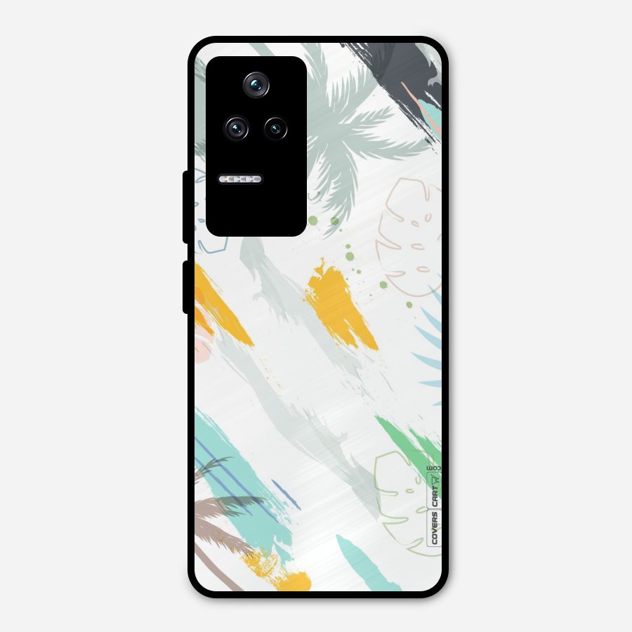 Fresh Colors Splash Metal Back Case for Poco F4 5G