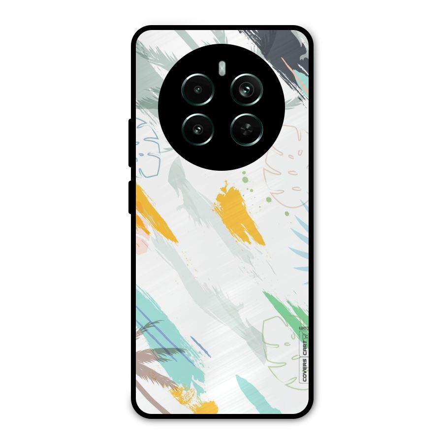 Fresh Colors Splash Metal Back Case for Realme 12 Pro Plus
