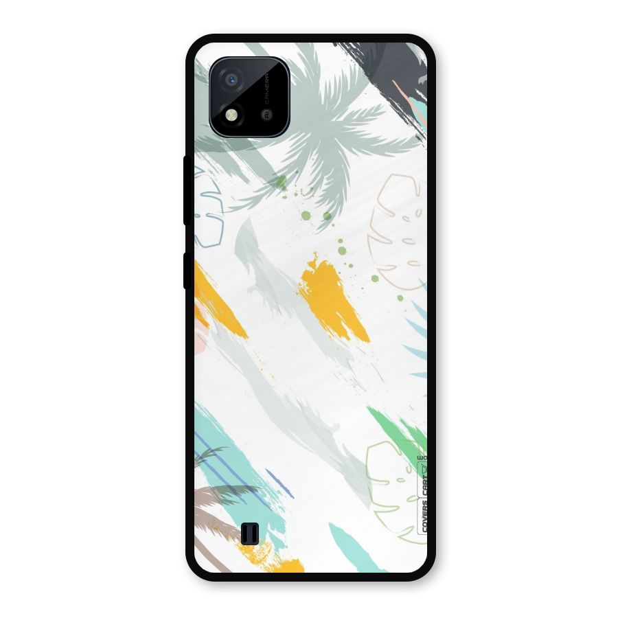 Fresh Colors Splash Metal Back Case for Realme C11 2021