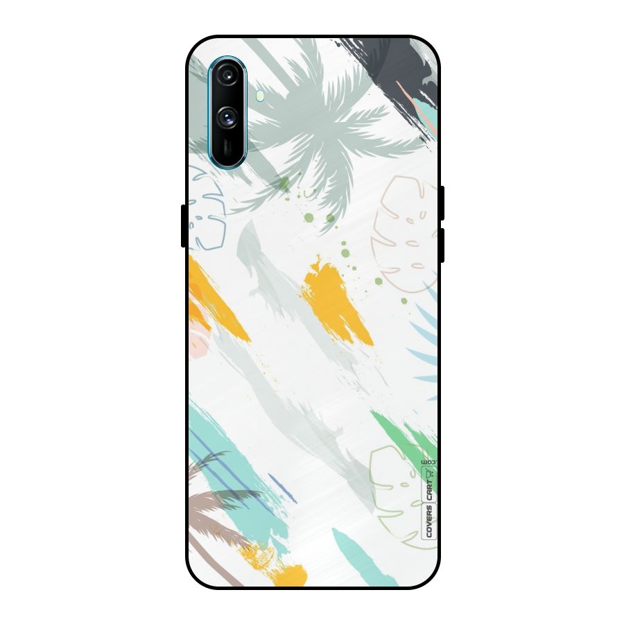 Fresh Colors Splash Metal Back Case for Realme C3