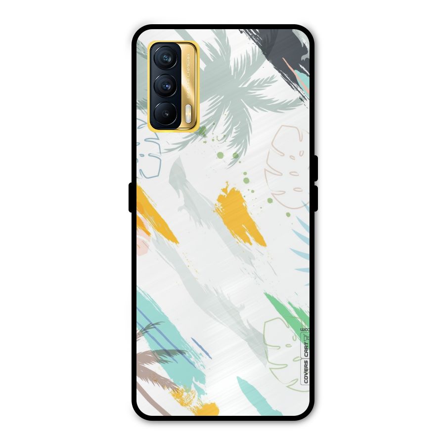 Fresh Colors Splash Metal Back Case for Realme X7