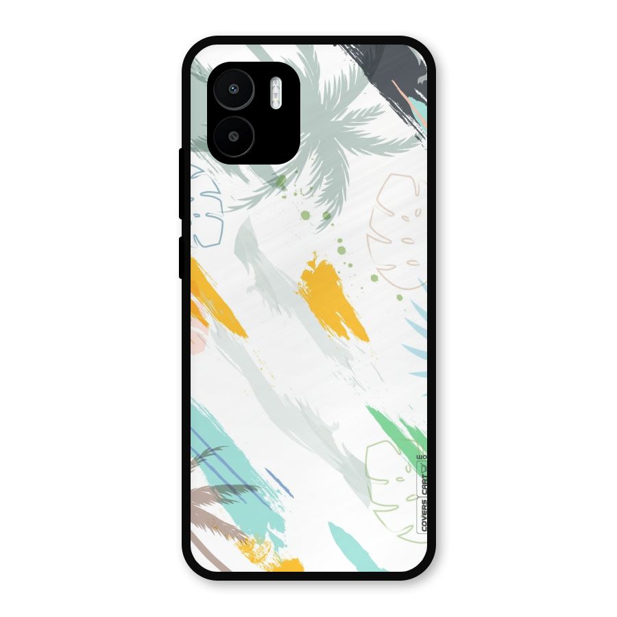 Fresh Colors Splash Metal Back Case for Redmi A2