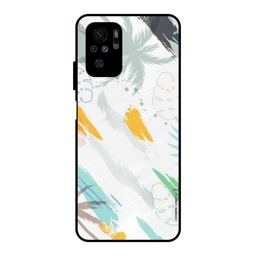 Fresh Colors Splash Metal Back Case for Redmi Note 10S