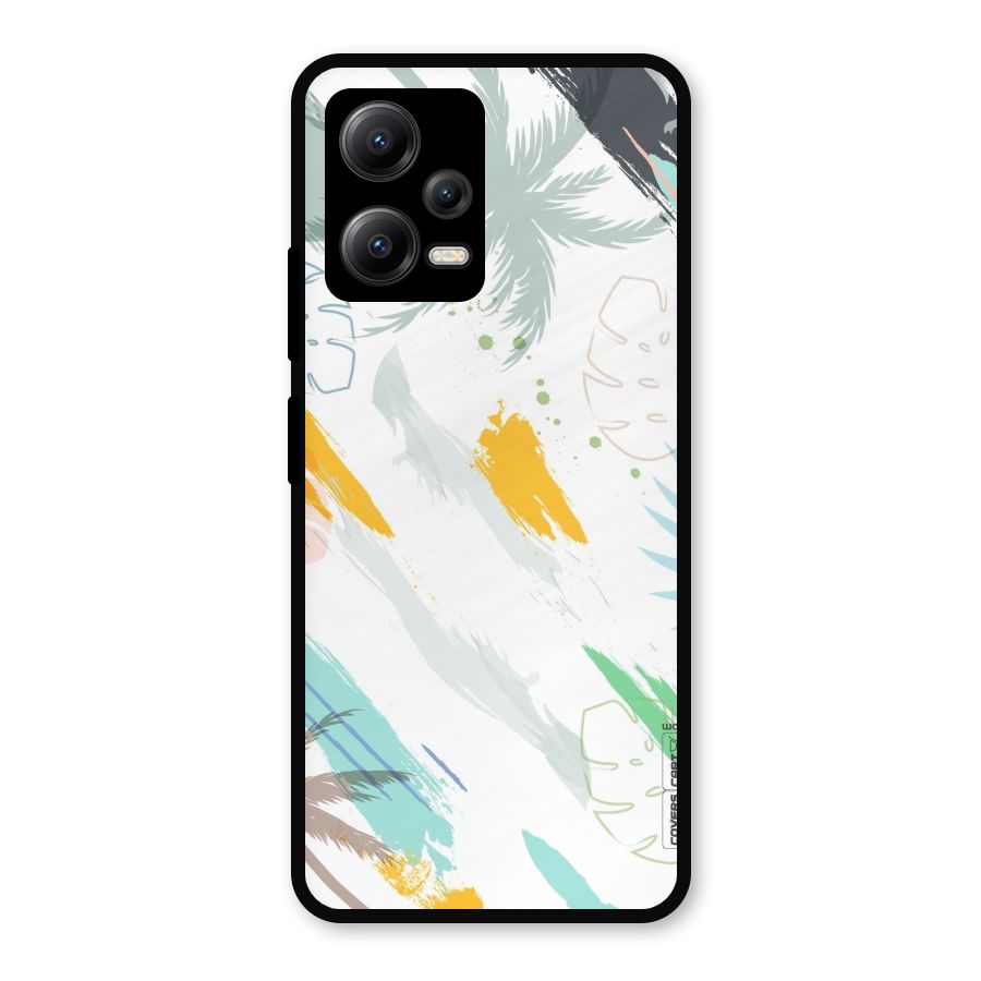 Fresh Colors Splash Metal Back Case for Redmi Note 12 5G