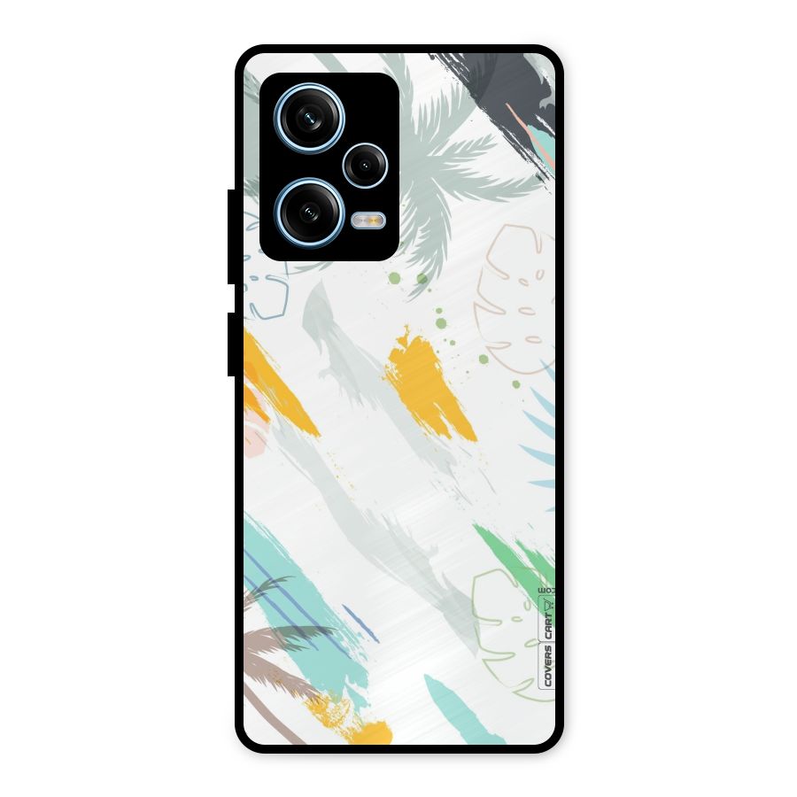 Fresh Colors Splash Metal Back Case for Redmi Note 12 Pro