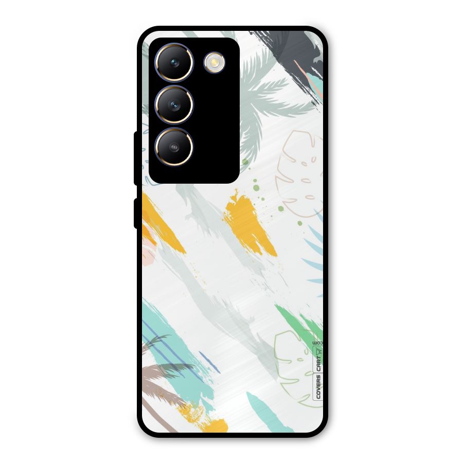Fresh Colors Splash Metal Back Case for Vivo T3 5G