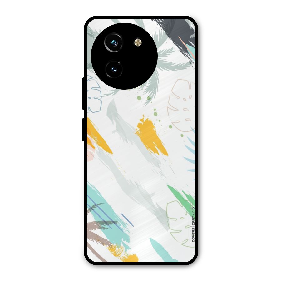 Fresh Colors Splash Metal Back Case for Vivo T3x