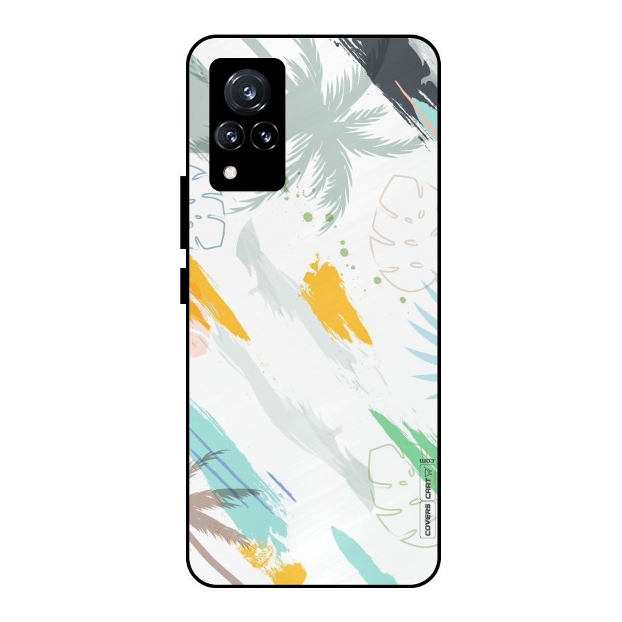 Fresh Colors Splash Metal Back Case for Vivo V21 5G