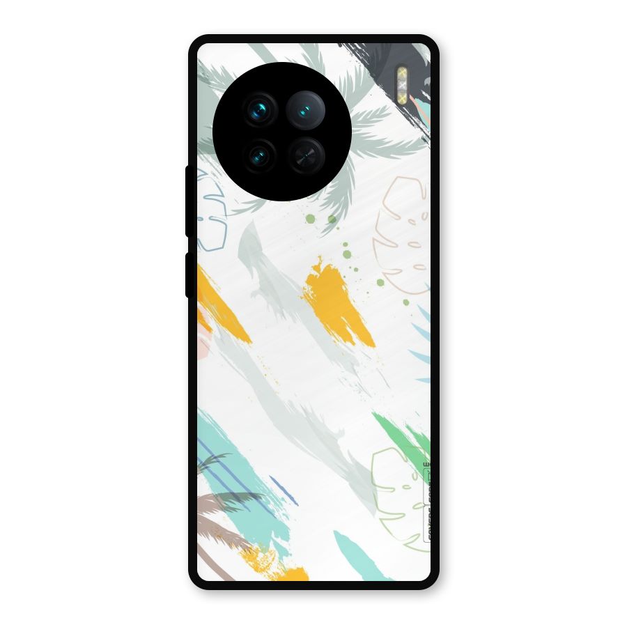 Fresh Colors Splash Metal Back Case for Vivo X90
