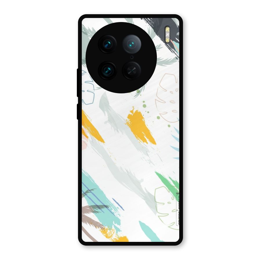 Fresh Colors Splash Metal Back Case for Vivo X90 Pro