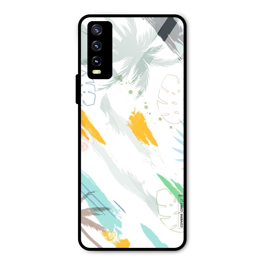Fresh Colors Splash Metal Back Case for Vivo Y20g