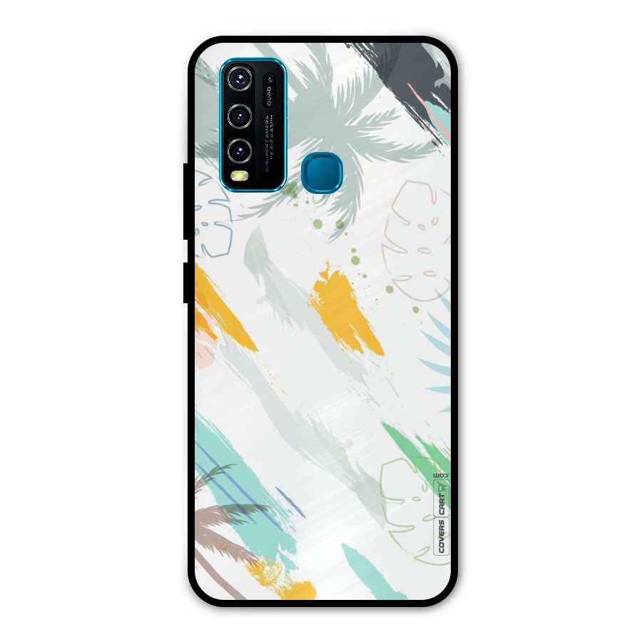 Fresh Colors Splash Metal Back Case for Vivo Y30