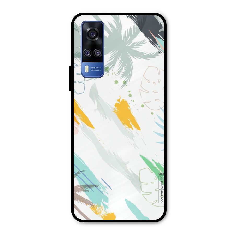 Fresh Colors Splash Metal Back Case for Vivo Y51A