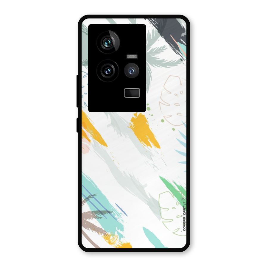 Fresh Colors Splash Metal Back Case for iQOO 11 5G