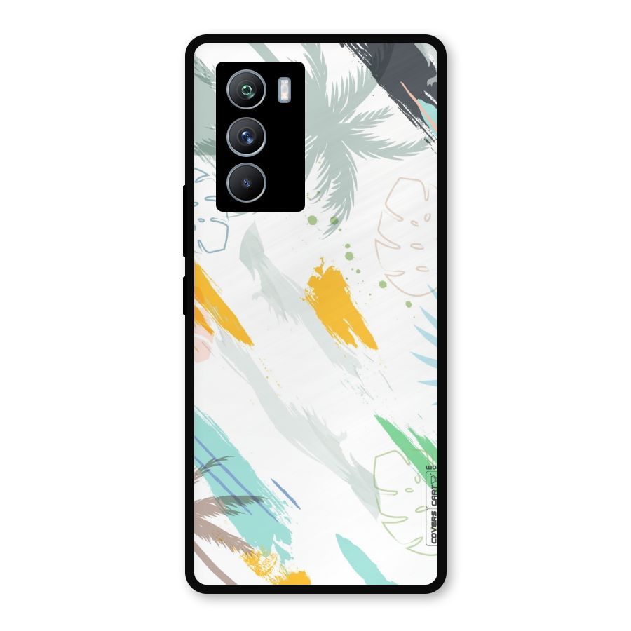 Fresh Colors Splash Metal Back Case for iQOO 9 SE
