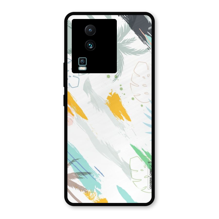 Fresh Colors Splash Metal Back Case for iQOO Neo 7 Pro