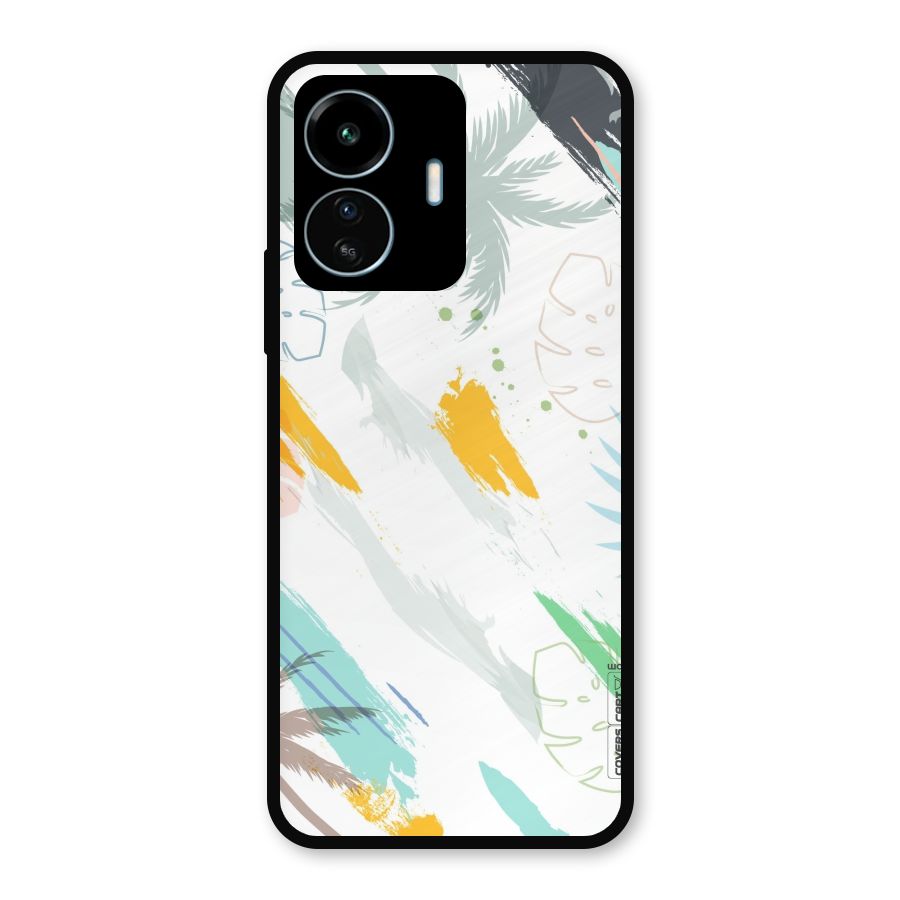 Fresh Colors Splash Metal Back Case for vivo iQOO Z6 Lite 5G