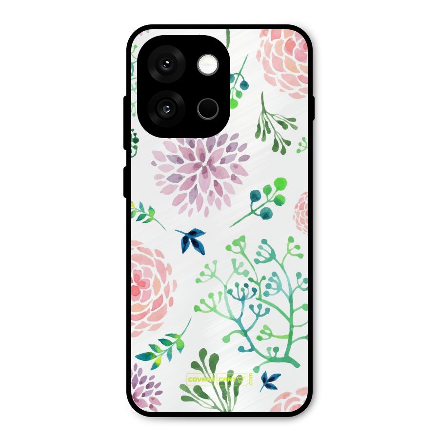 Fresh Floral Metal Back Case for OnePlus 13s