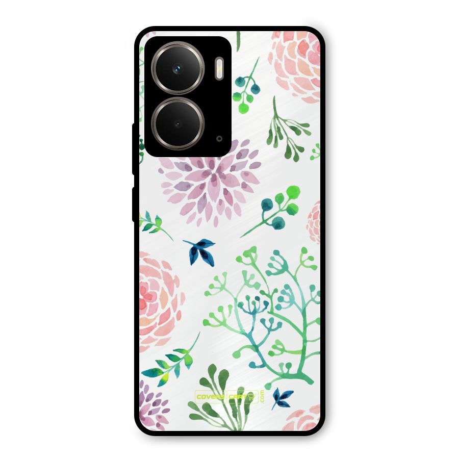 Fresh Floral Metal Back Case for Realme P3