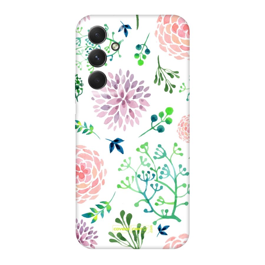 Fresh Floral Original Polycarbonate Back Case for Galaxy A54
