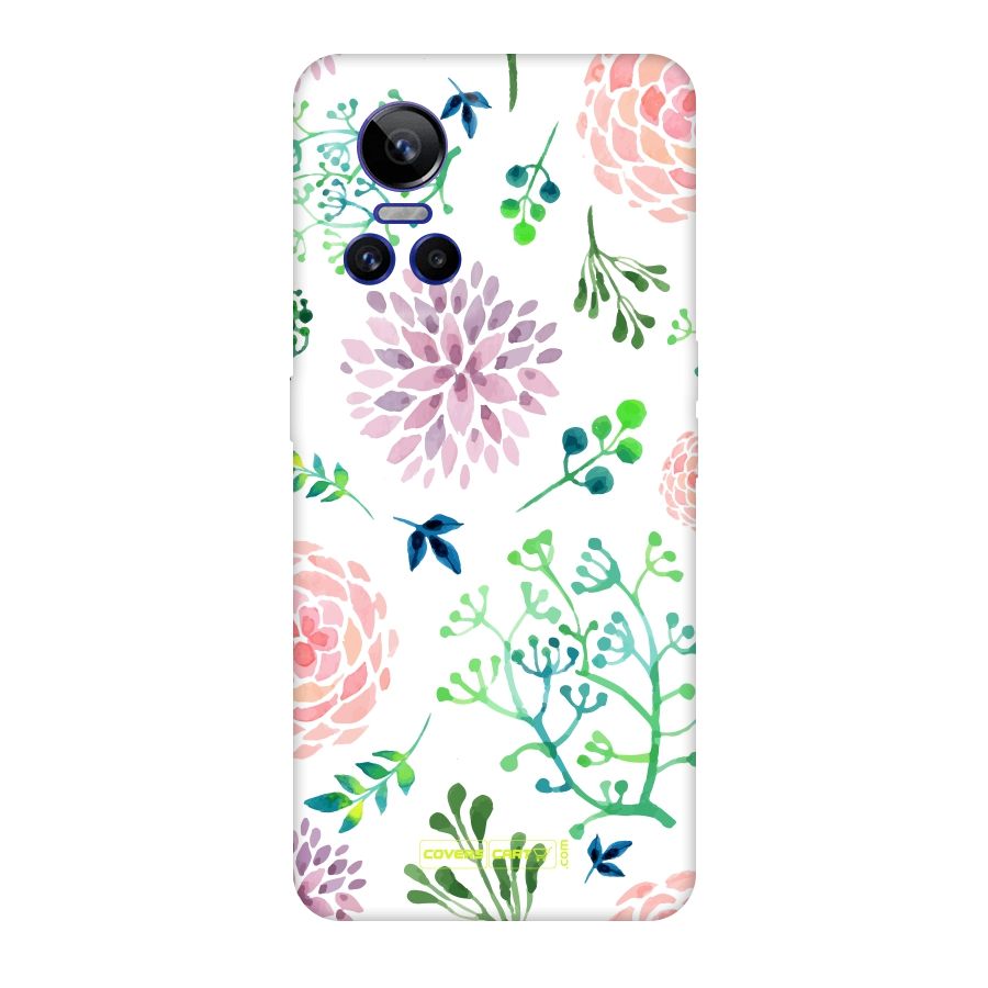 Fresh Floral Original Polycarbonate Back Case for Realme GT Neo 3