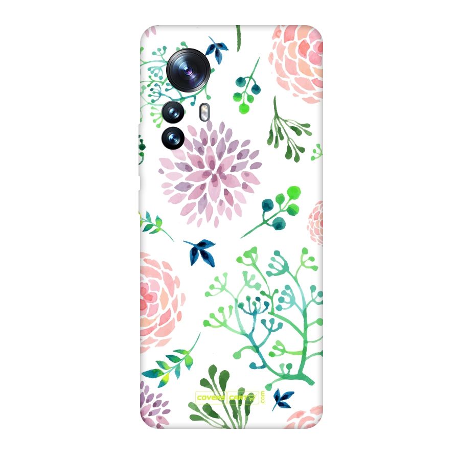 Fresh Floral Original Polycarbonate Back Case for Xiaomi 12 Pro