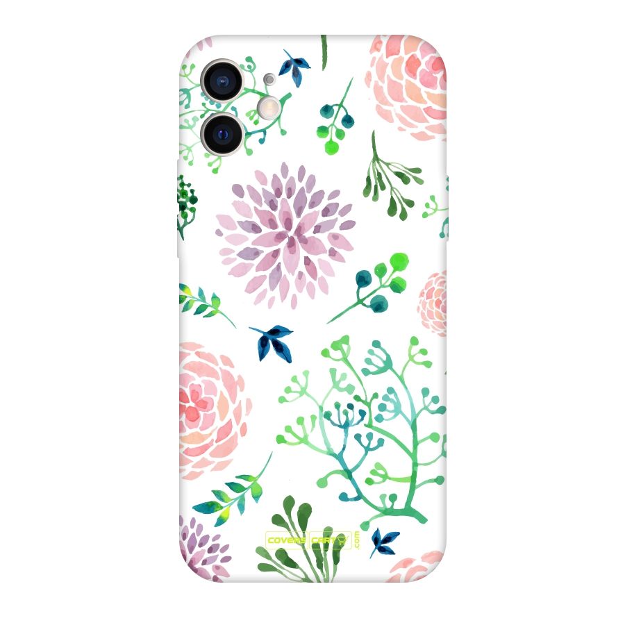 Fresh Floral Original Polycarbonate Back Case for iPhone 12