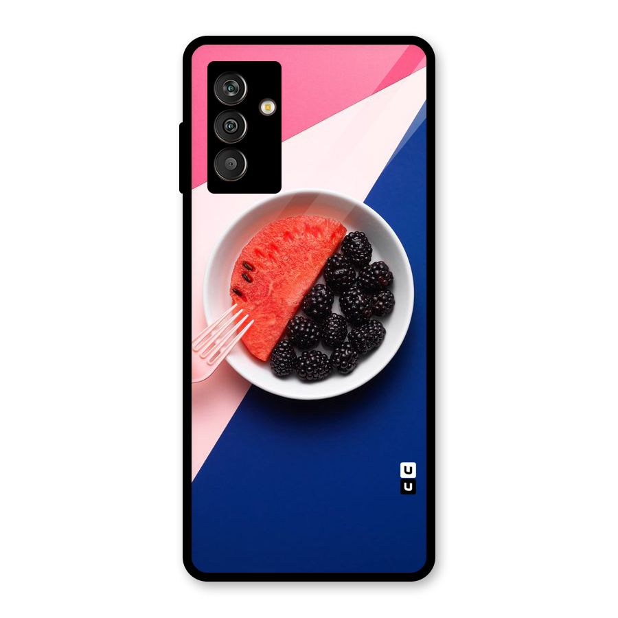 Fresh Fruit Season Glass Back Case for Galaxy M13