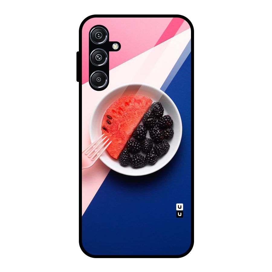 Fresh Fruit Season Glass Back Case for Galaxy M34 5G