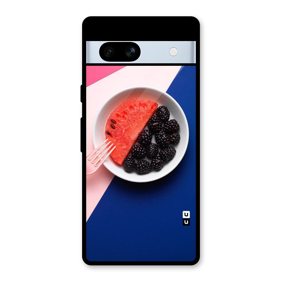 Fresh Fruit Season Glass Back Case for Google Pixel 7a
