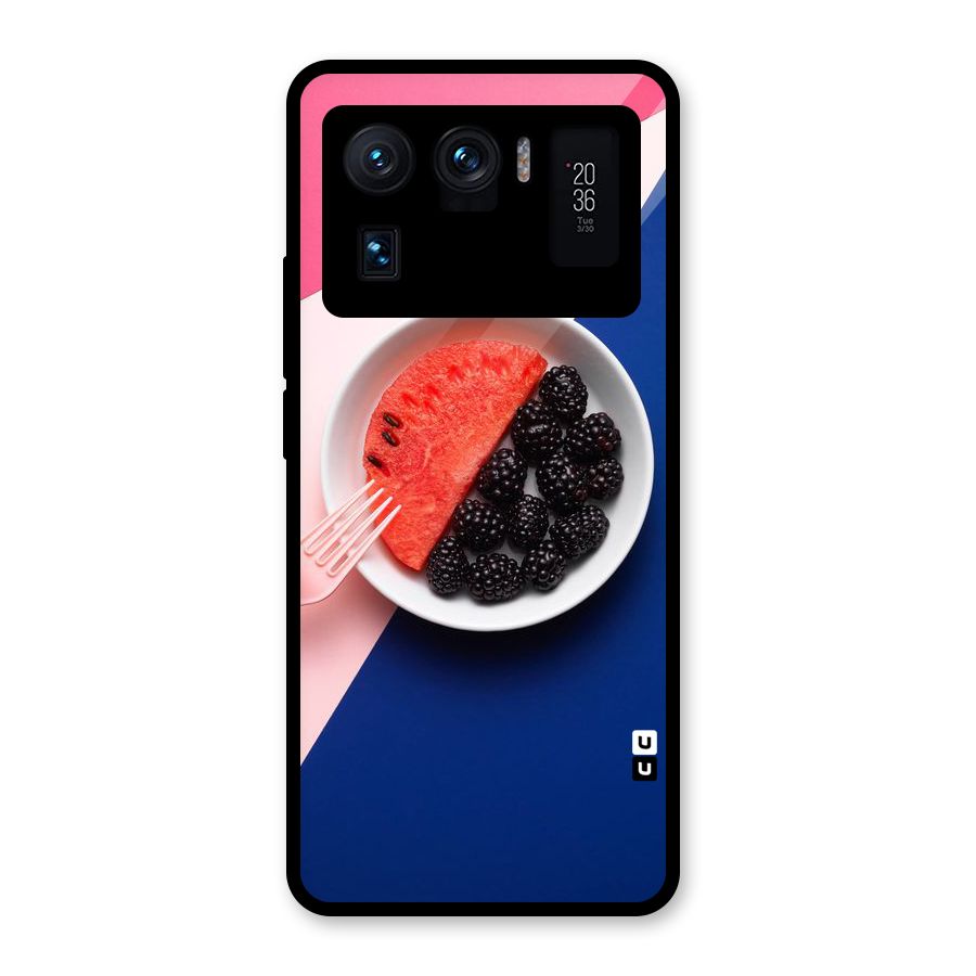 Fresh Fruit Season Glass Back Case for Mi 11 Ultra