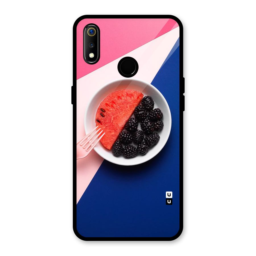 Fresh Fruit Season Glass Back Case for Realme 3i