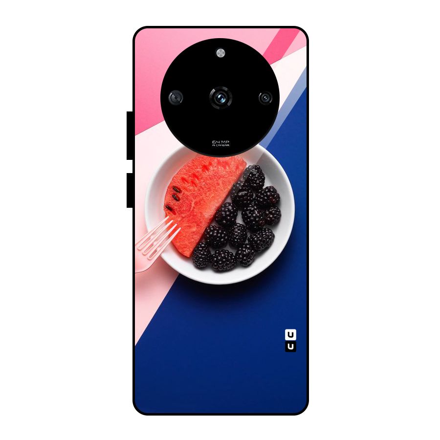 Fresh Fruit Season Glass Back Case for Realme Narzo 60 5G