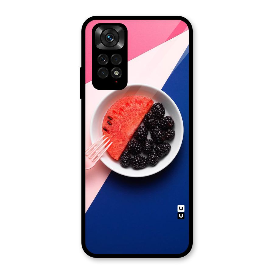 Fresh Fruit Season Glass Back Case for Redmi Note 11S