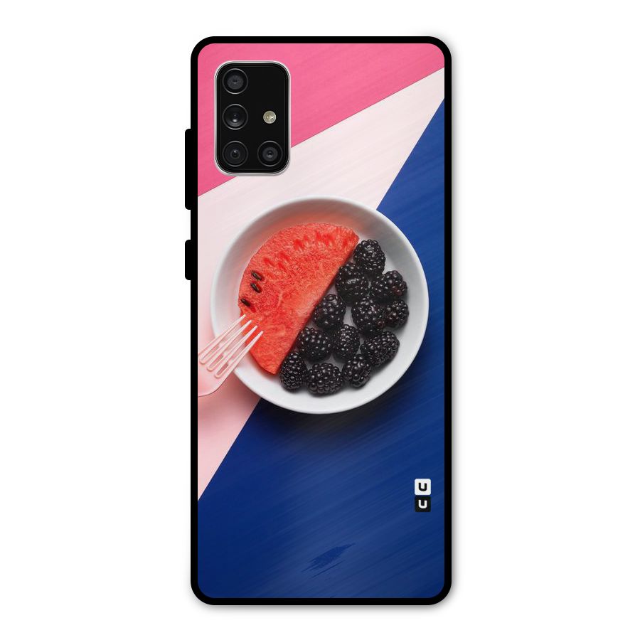Fresh Fruit Season Metal Back Case for Galaxy A71