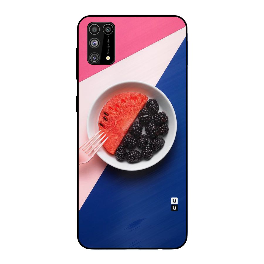 Fresh Fruit Season Metal Back Case for Galaxy M31