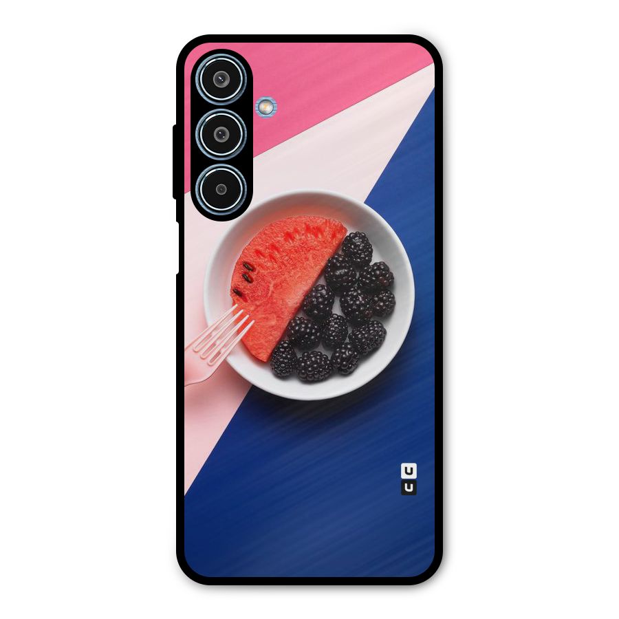 Fresh Fruit Season Metal Back Case for Galaxy M35