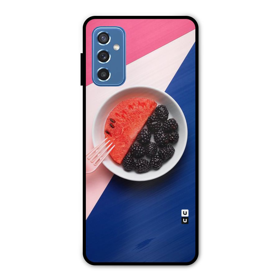 Fresh Fruit Season Metal Back Case for Galaxy M52 5G
