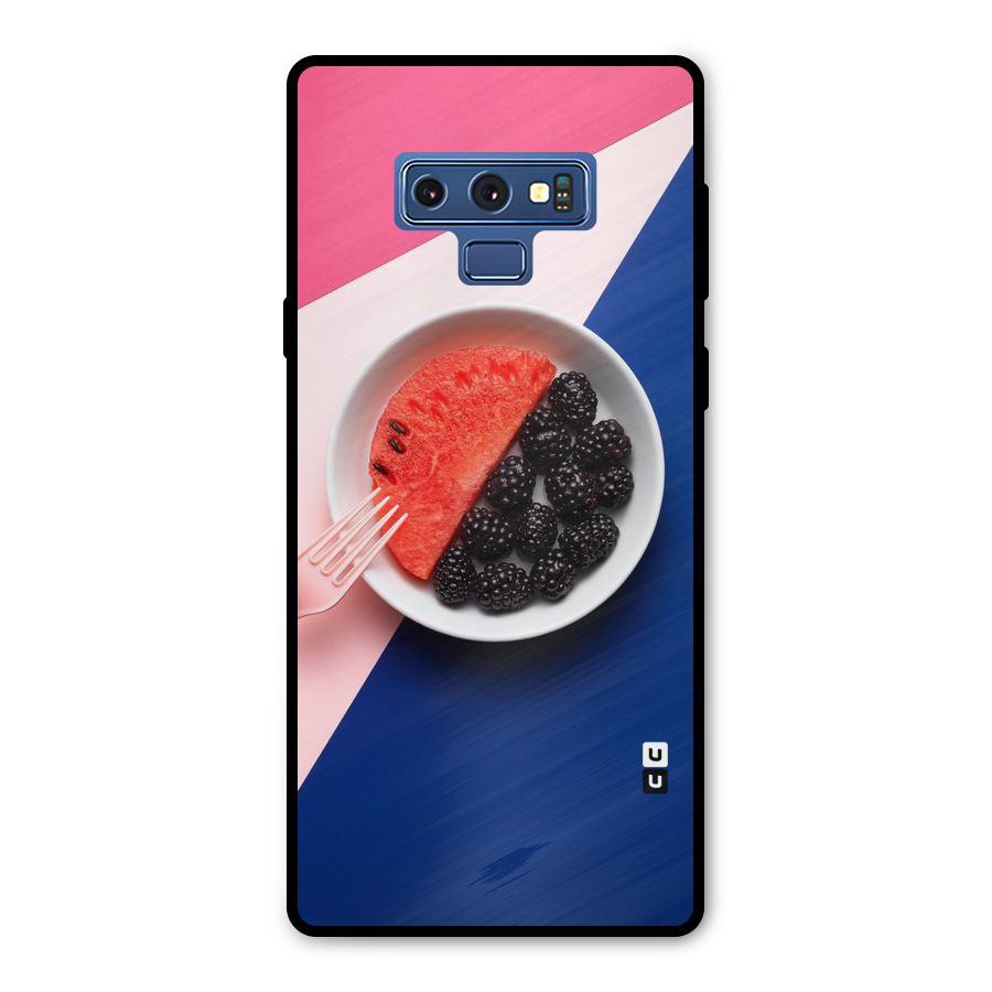 Fresh Fruit Season Metal Back Case for Galaxy Note 9