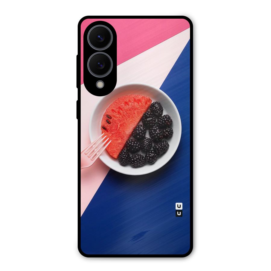 Fresh Fruit Season Metal Back Case for Galaxy S25 Edge