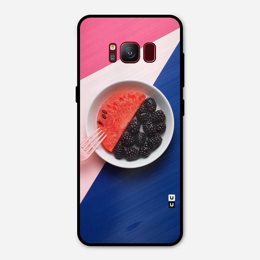 Fresh Fruit Season Metal Back Case for Galaxy S8