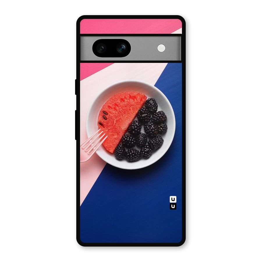 Fresh Fruit Season Metal Back Case for Google Pixel 7a